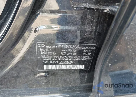 2020 Hyundai Elantra Sel из США, поврежденный, VIN 5NPD84LF5LH628631